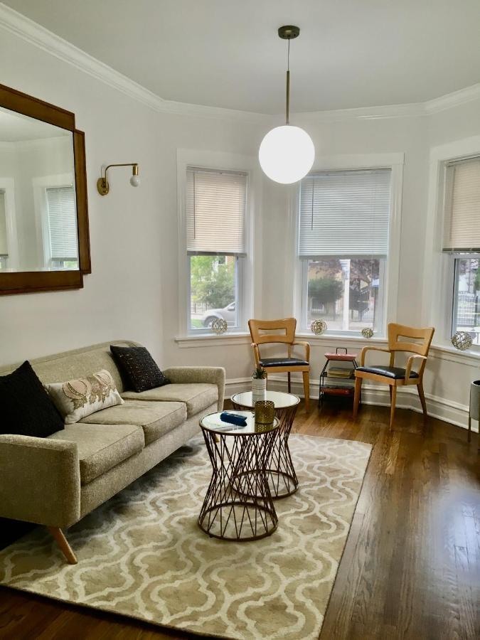Logan Square Modern Apartment Chicago Kültér fotó